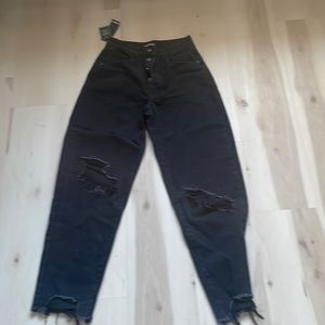 Momokrom black ripped jeans